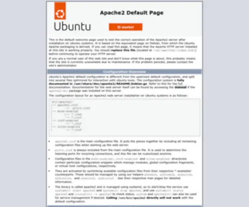 Rozomall.com(Apache2 Ubuntu Default Page) Screenshot