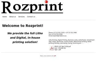 Rozprint.com(Rozprint) Screenshot