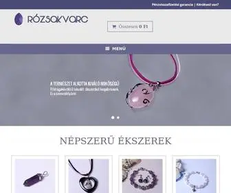 Rozsakvarc.hu(Rózsakvarc webshop) Screenshot