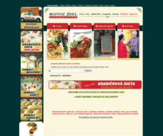 Rozvoz-Jidel.com(Rozvoz jídel v těchto lokalitách) Screenshot