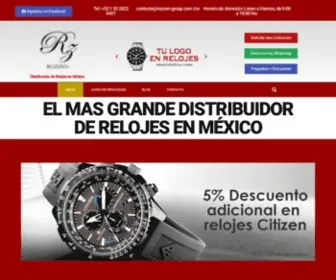 Rozzen-Group.com.mx(Distribución de Relojes en México) Screenshot