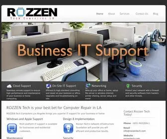 Rozzentech.com(ROZZEN Tech) Screenshot