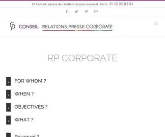 RP-Corporate.fr(CP CONSEIL) Screenshot