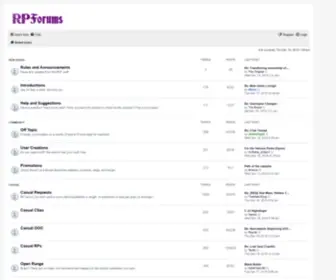 RP-Forums.net(Role Playing Forums) Screenshot