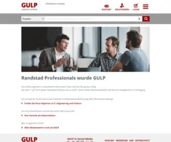 RP.de(Randstad Professionals wurde GULP) Screenshot