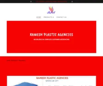 Rpa1991.in(RAMESH PLASTIC AGENCIES) Screenshot