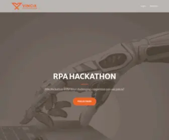 Rpahackathon.co.uk(VINCIX GROUP) Screenshot