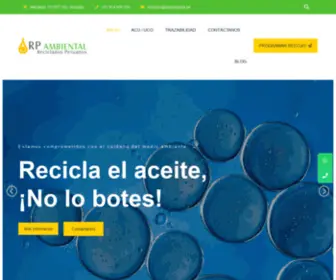 Rpambiental.pe(Reciclaje de aceites usados) Screenshot