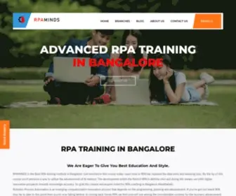 Rpaminds.in(Rpa Training in Bangalore) Screenshot