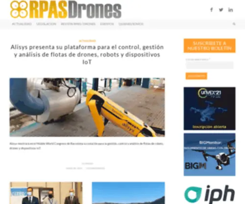 Rpas-Drones.com(RPAS Drones) Screenshot