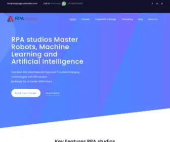 Rpastudios.com(Best RPA Training And Certification) Screenshot