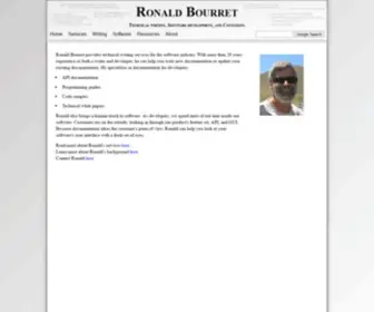 Rpbourret.com(Technical writing) Screenshot