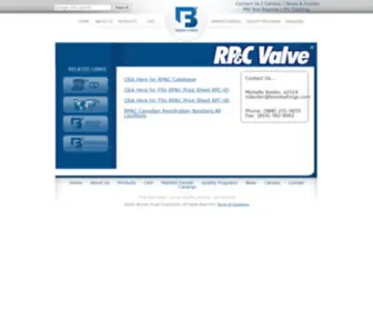 RPC-Valve.com(RP&C Valve) Screenshot