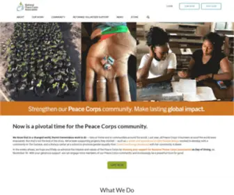 RPCV.org(We are the Peace Corps community. We uphold Peace Corps ideals and advance Peace Corps) Screenshot