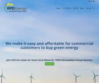 Rpdenergy.com(Our mission) Screenshot