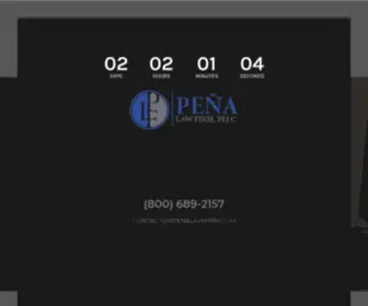 Rpenalawfirm.com(Pena Law Firm) Screenshot