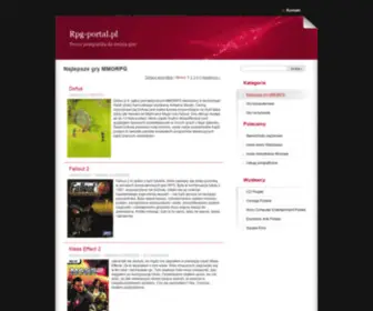 RPG-Portal.pl(Gry MMORPG) Screenshot