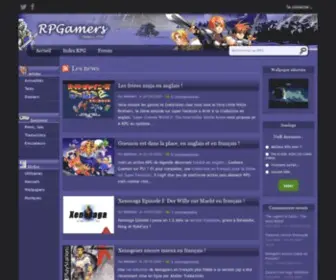 Rpgamers.fr(Un site web pour tous les RPG) Screenshot