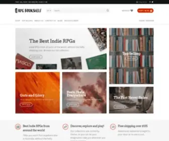 RPgbookshelf.com.au(Indie RPG Bookshelf) Screenshot