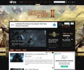 RPGfrance.com(RPG France : Le jeu de rôle au quotidien) Screenshot