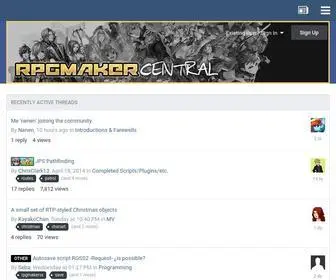 RPgmakercentral.com(RPG Maker Central Forums) Screenshot