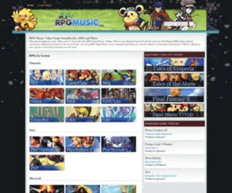 RPgmusic.org(RPG Music) Screenshot
