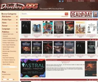 RPgnow.com(The Leading Source for Indie RPGs) Screenshot