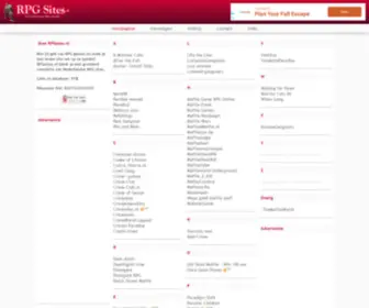 RPgsites.nl(Het overzicht van Nederlandse RPG Sites) Screenshot