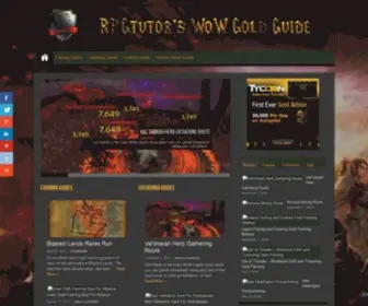 RPgtutorwowgoldguide.com(Free WoW Gold Guide) Screenshot