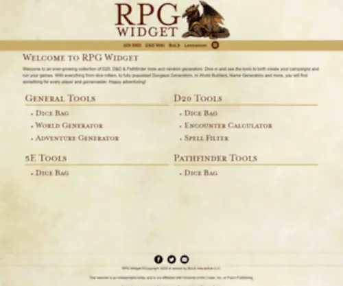 RPgwidget.com(RPgwidget) Screenshot