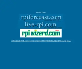 Rpiforecast.com(RPI Forecast and Live) Screenshot