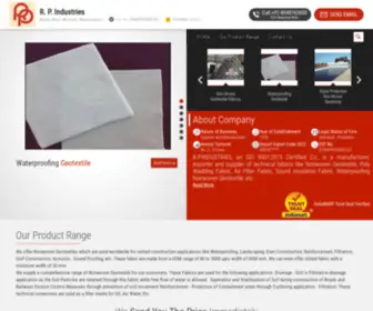 Rpindustriesfabrics.com(R. P. Industries) Screenshot