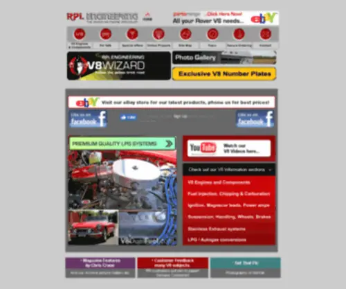 Rpiv8.com("RPi Engineering) Screenshot