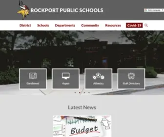 RPK12.org(Rockport Public Schools) Screenshot