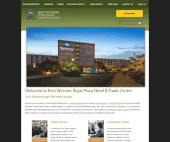 Rplazahotels.com(BEST WESTERN Royal Plaza Hotel & Trade Center) Screenshot