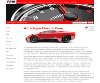 RPM-Factories.de(Rpm rapid product manufacturing GmbH) Screenshot