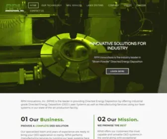 RPM-Innovations.com(Directed Energy Deposition (DED)) Screenshot