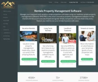 RPM-Pro.com(RPM PRO) Screenshot