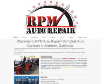 Rpmautorepair2011.com(RPM Auto Repair) Screenshot