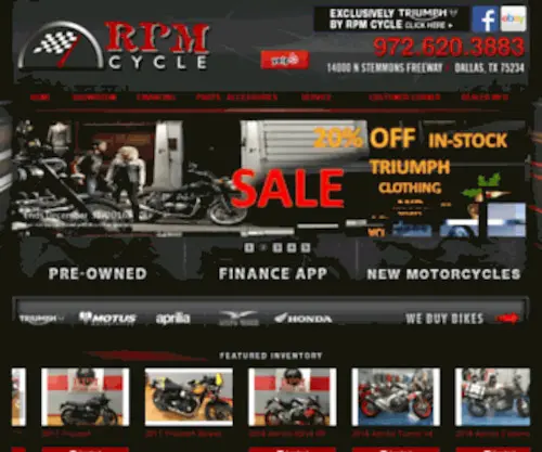 RPMCYcletx.com Screenshot