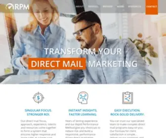 RPMDM.com(RPM Direct Marketing agency) Screenshot