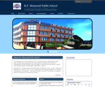 Rpmemorialschool.com(RP MEMORIAL PUBLIC SCHOOL) Screenshot