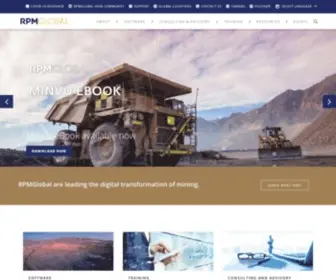 RPMglobal.com(Leaders in Mining Software & Advisory) Screenshot