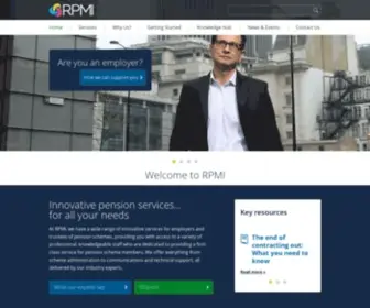 Rpmi.co.uk(Pension Administration) Screenshot