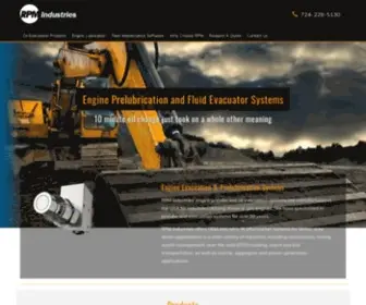 Rpmindustries.com(Engine PreLube) Screenshot