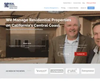 RPmmidcoast.com(Real Property Management Central Coast) Screenshot