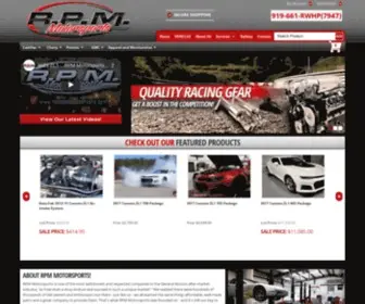 RPmmotorsportsnc.com(RPM Motorsports) Screenshot
