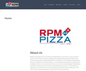 RPmpizza.com(RPM Pizza) Screenshot