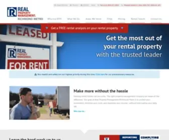 RPmrichmondmetro.com(Real Property Management Richmond Metro) Screenshot