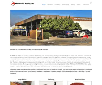 RPmselect.com(RPM Plastic Molding Inc) Screenshot